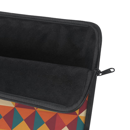 Geometric Pattern Laptop Sleeve: Stylish Protection for Laptops, Tech Accessories, Gift for Students, Unique Design, Colorful Geometry