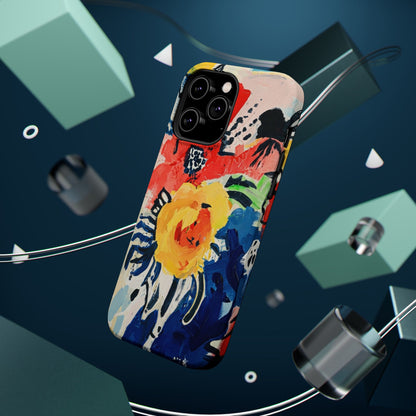 Abstract Flora Magnetic Phone Case