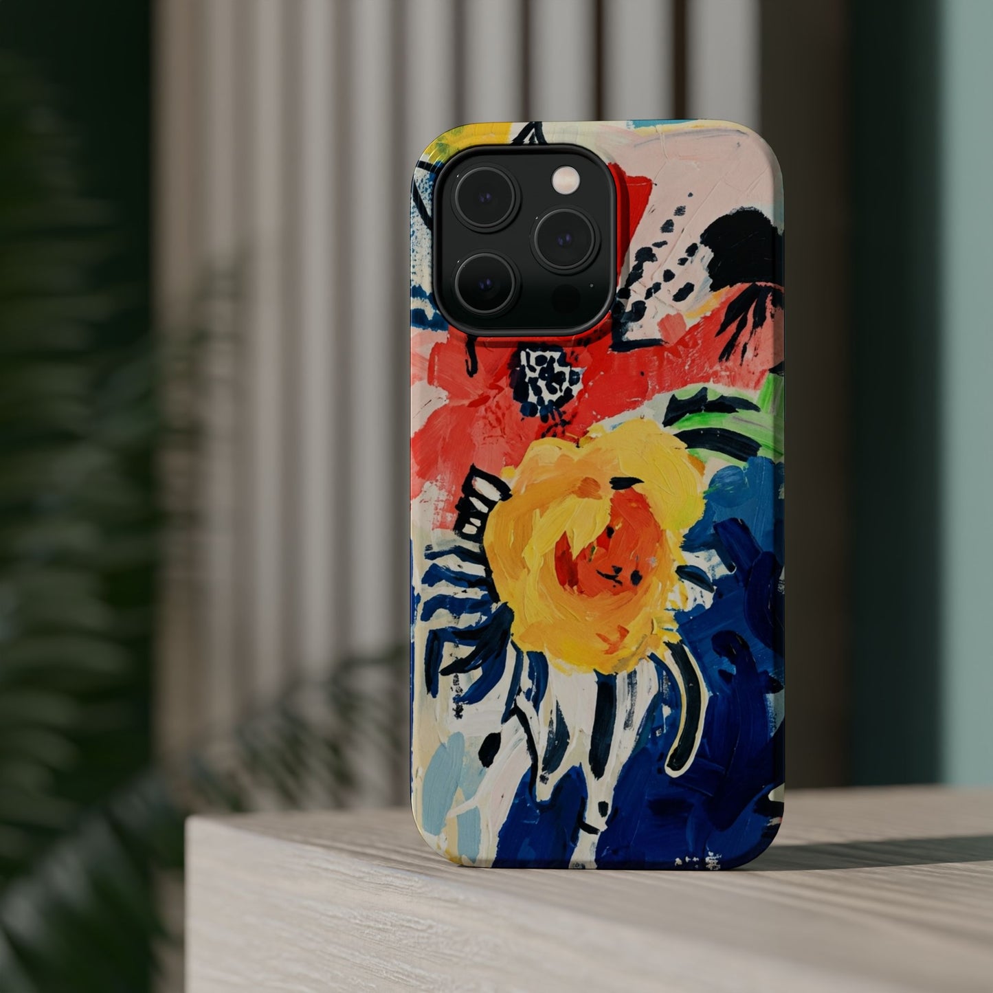 Abstract Flora Magnetic Phone Case