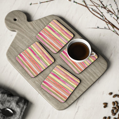 Summer Stripe Coasters