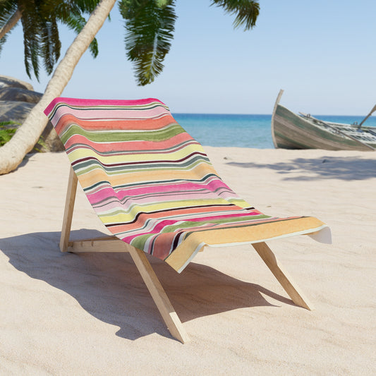 Summer Stripe Beach Towel