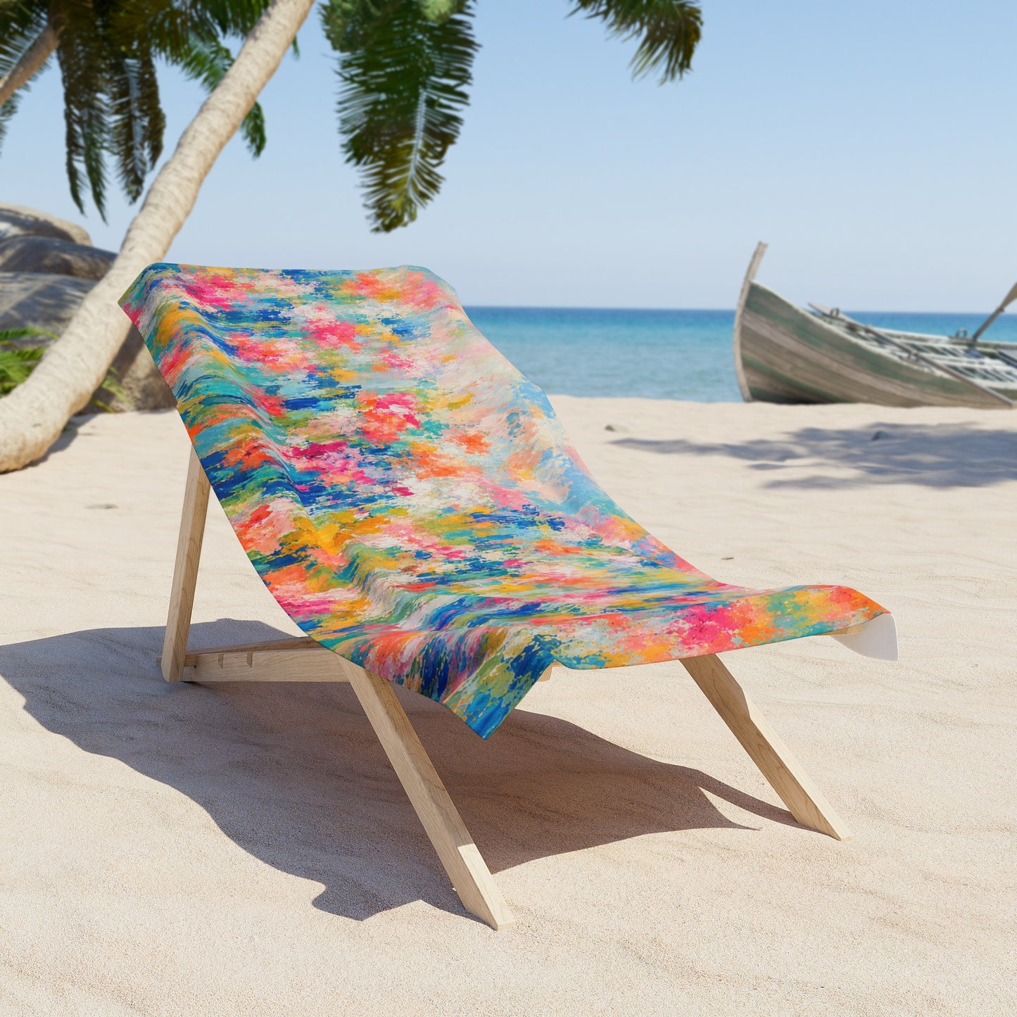 Chromatic Meadow Beach Towel