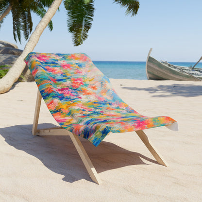 Chromatic Meadow Beach Towel
