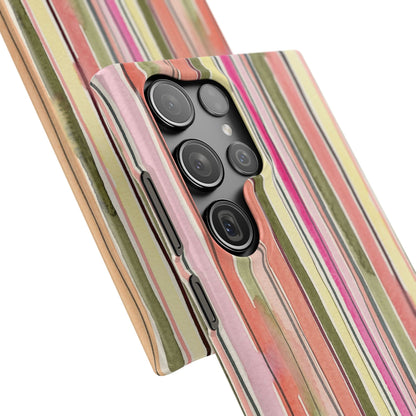 Summer Stripe Snap Phone Case