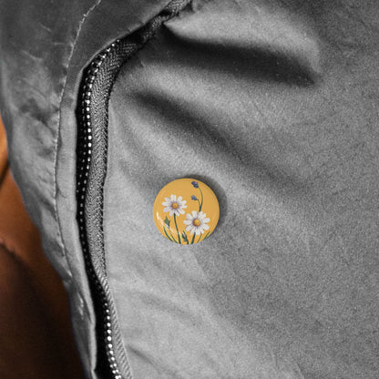 Spring Daisies Round Pins