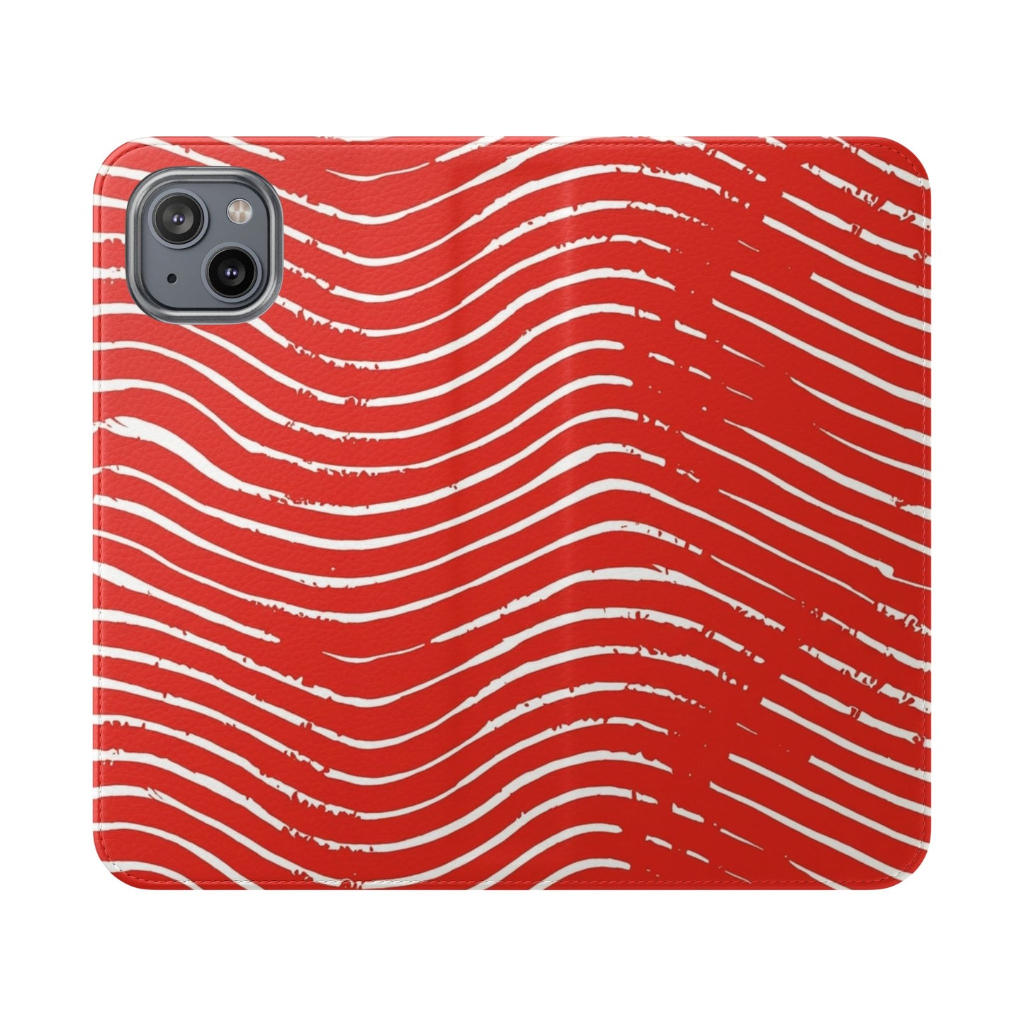 Scarlet Tide Vegan Leather Flip Case