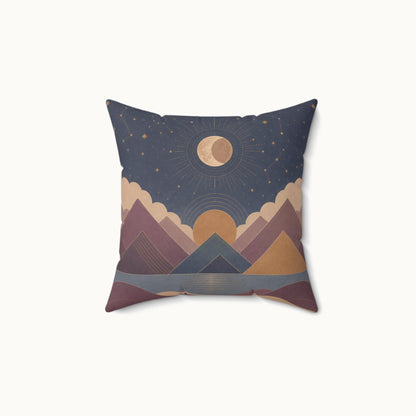 Celestial Vale Square Throw Pillow