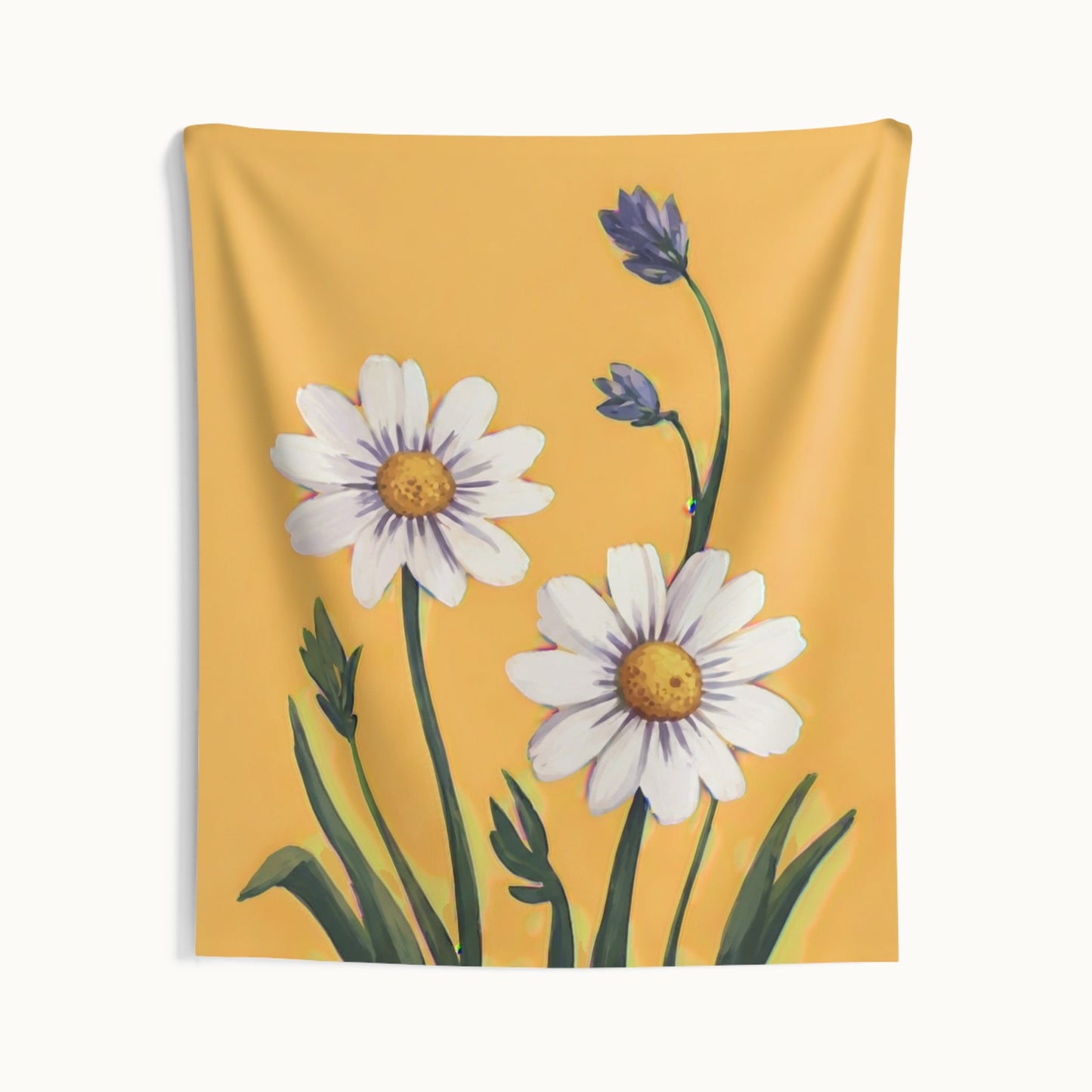 Spring Daisies Wall Tapestry