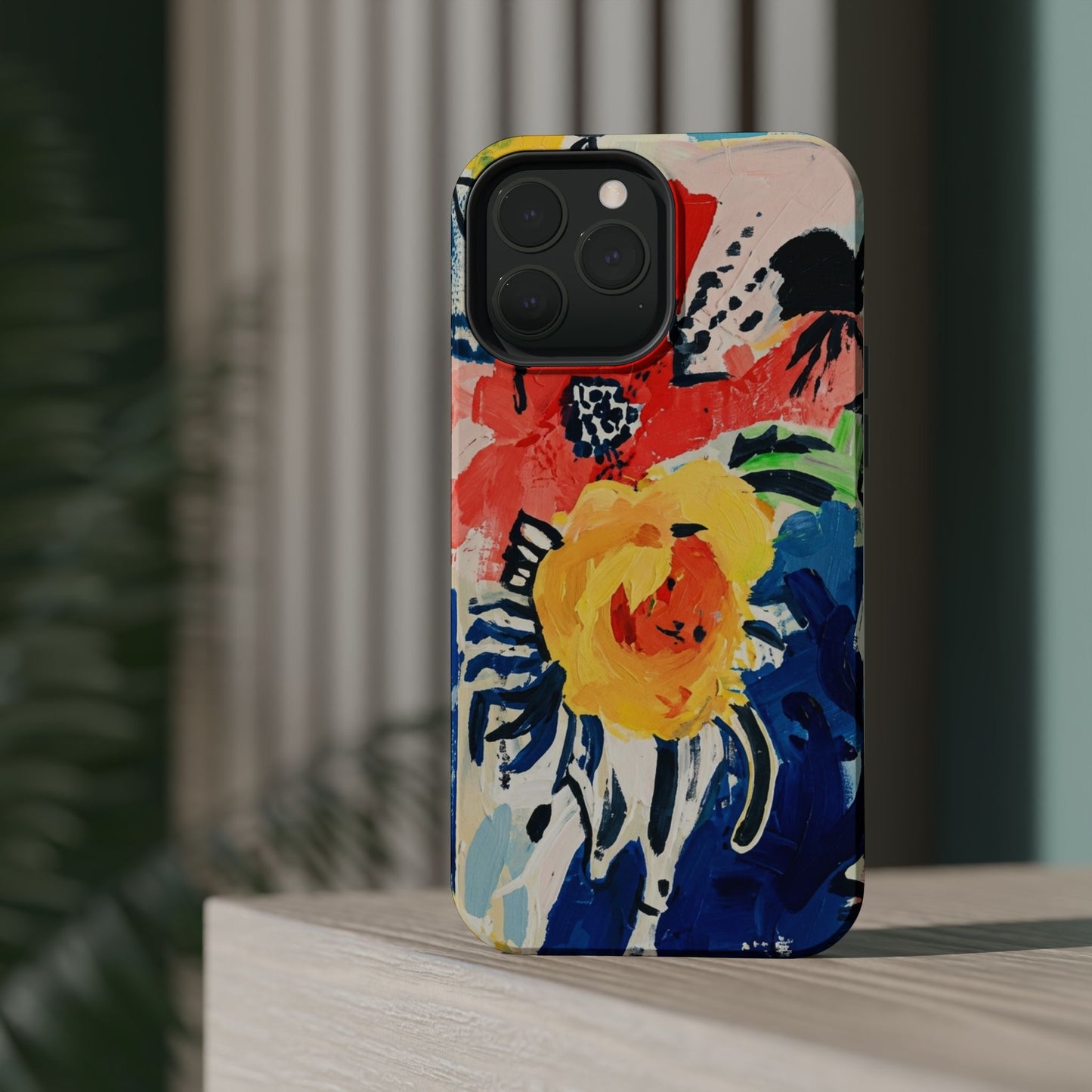 Abstract Flora Magnetic Phone Case