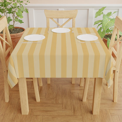 Buttercup Stripe Tablecloth
