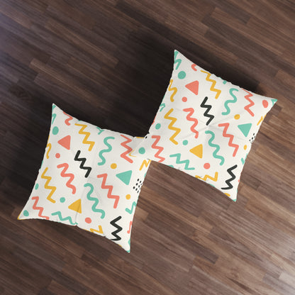 Square Tufted Floor Pillow