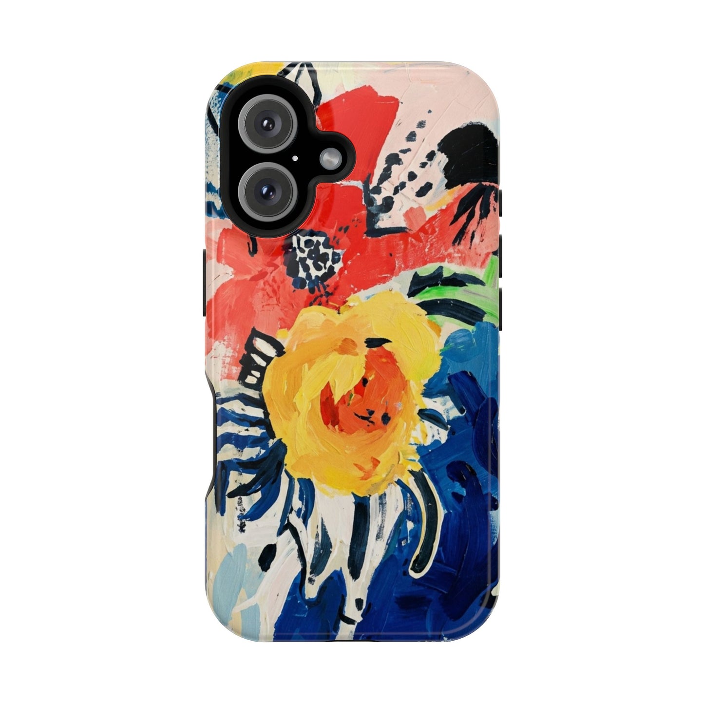 Abstract Flora Magnetic Phone Case