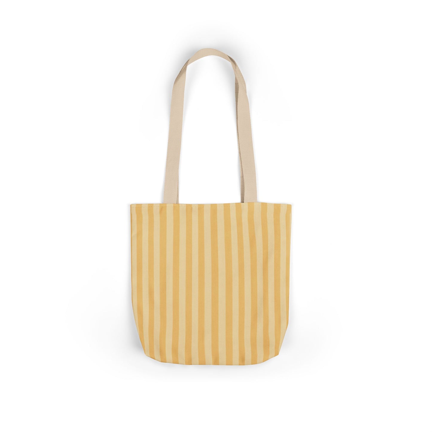 Buttercup Stripe Tote Bag with 5-Color Straps