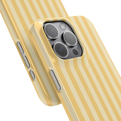 Buttercup Stripe Snap Phone Case