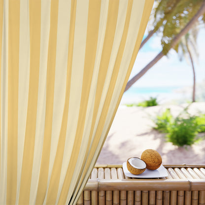 Buttercup Stripe Window Curtain
