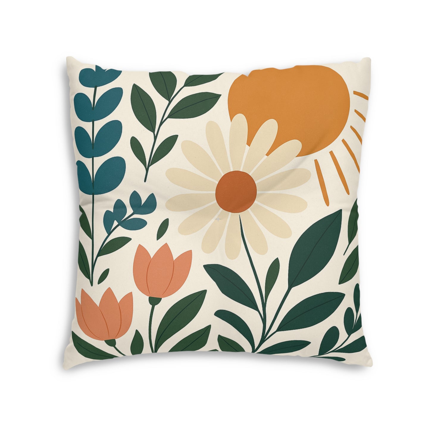 Square Tufted Floor Pillow