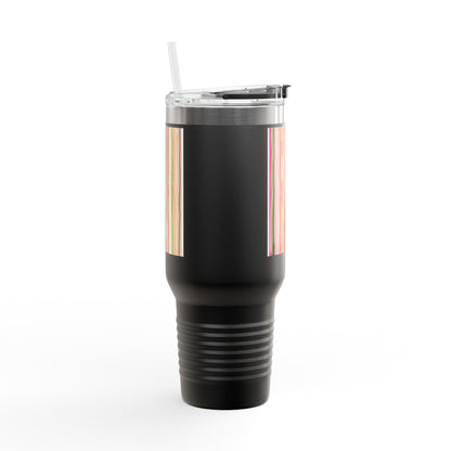 Summer Stripe 40oz Insulated Travel Mug