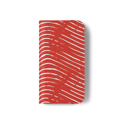 Scarlet Tide Vegan Leather Flip Case