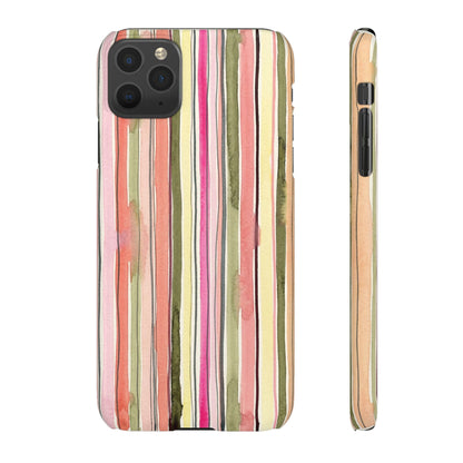Summer Stripe Snap Phone Case