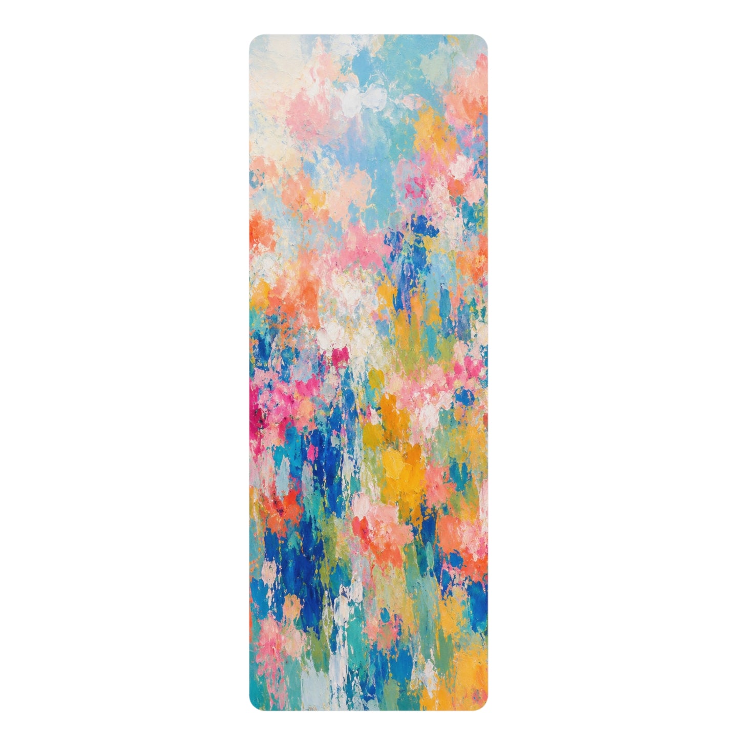 Chromatic Meadow Rubber Yoga Mat