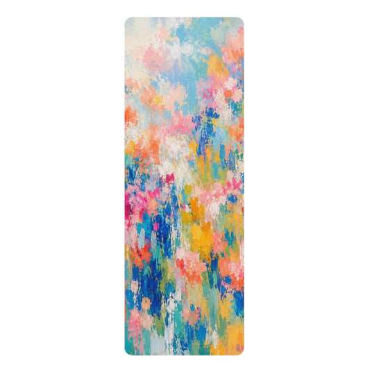 Chromatic Meadow Rubber Yoga Mat