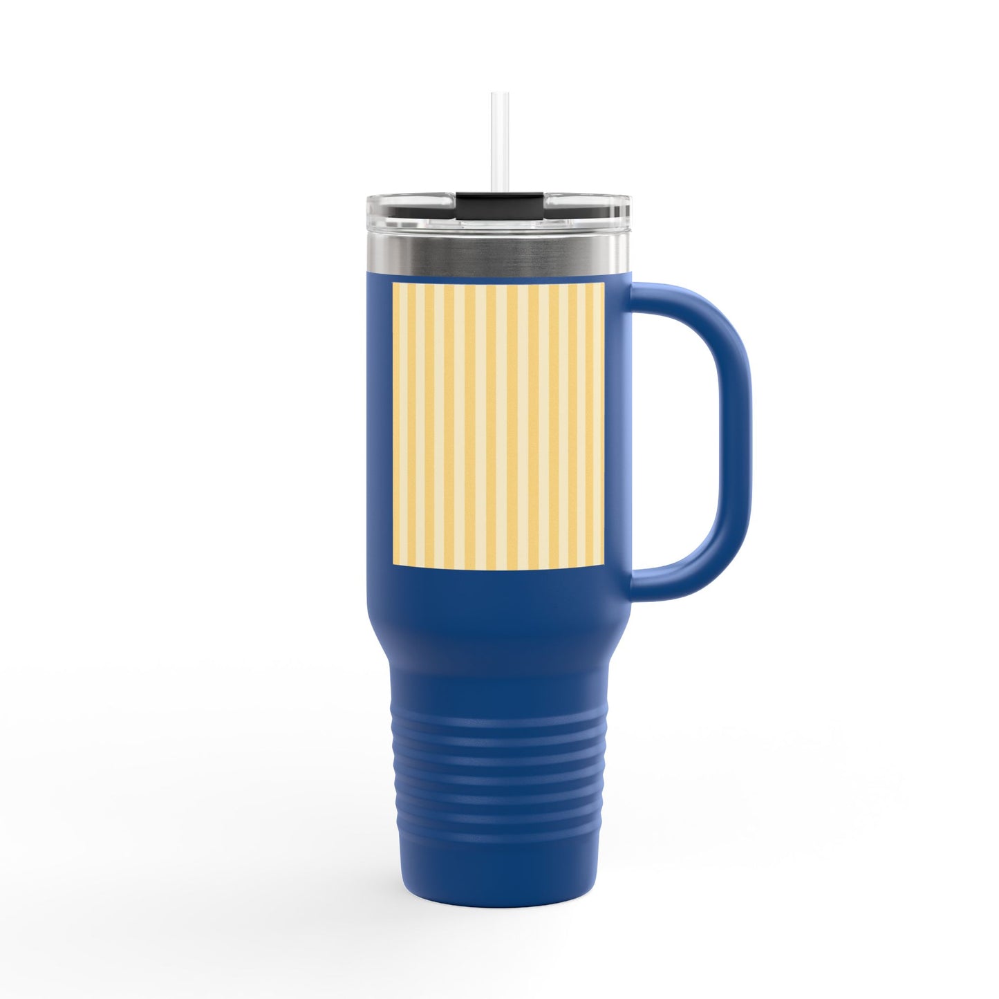 Buttercup Stripe 40oz Insulated Travel Mug