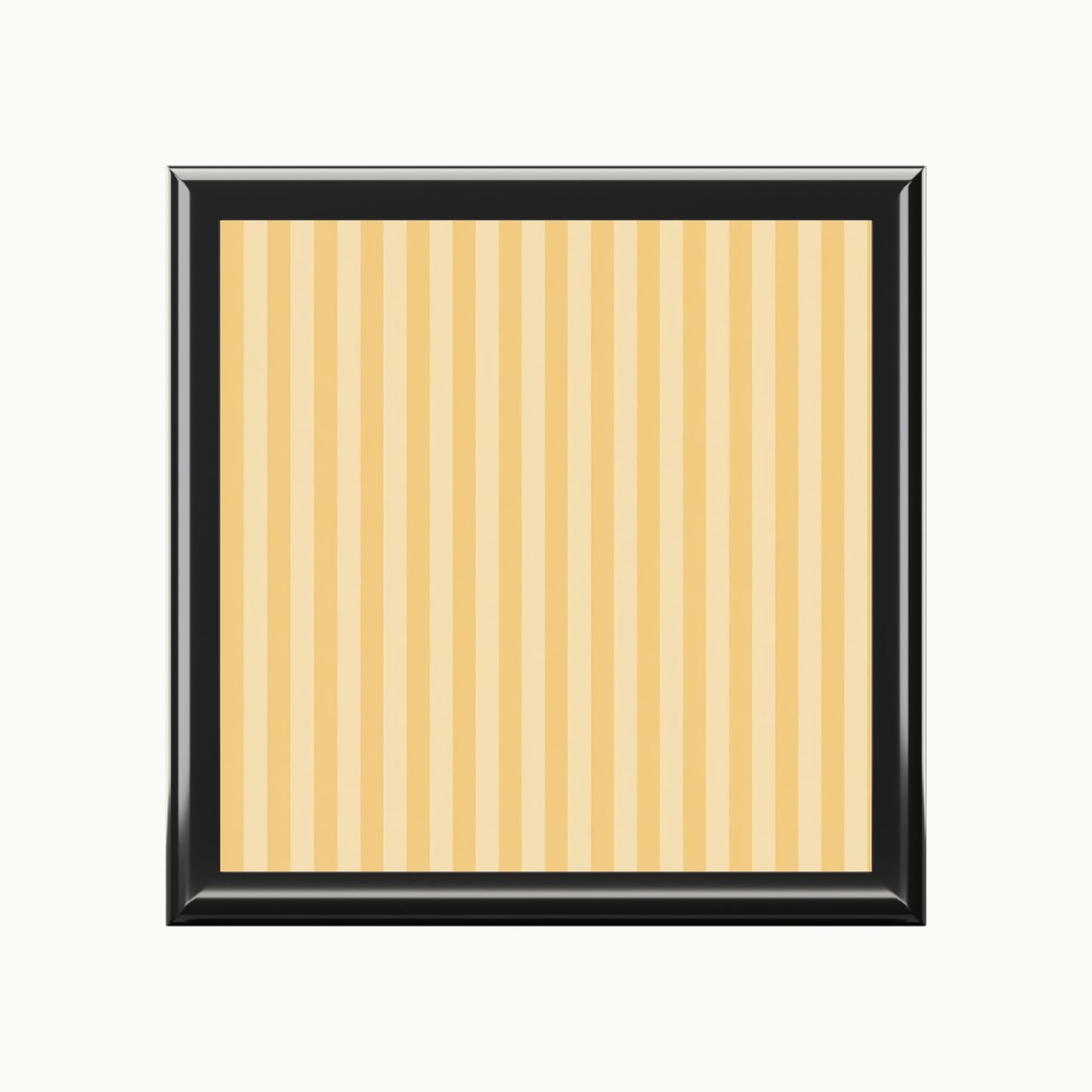 Buttercup Stripe Jewelry Box