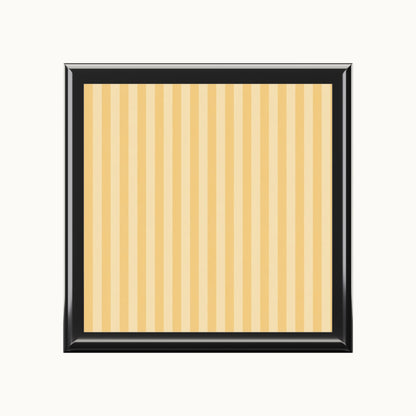 Buttercup Stripe Jewelry Box