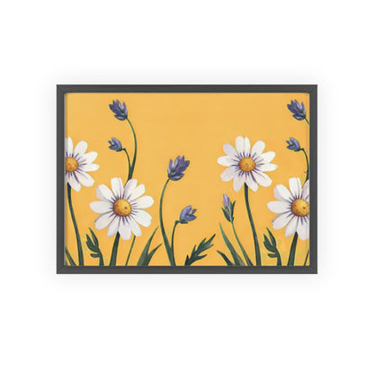Spring Daisies Wood Framed Posters