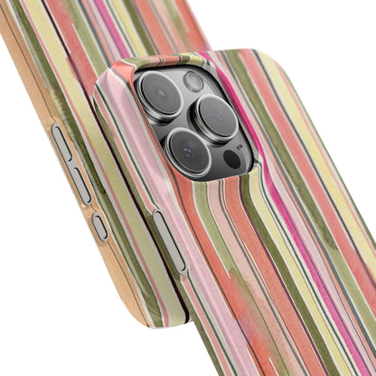 Summer Stripe Snap Phone Case