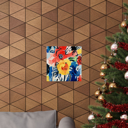 Abstract Flora Art Poster