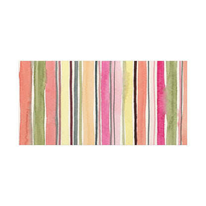 Summer Stripe Stretched Canvas Wall Art