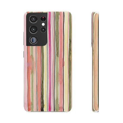 Summer Stripe Snap Phone Case
