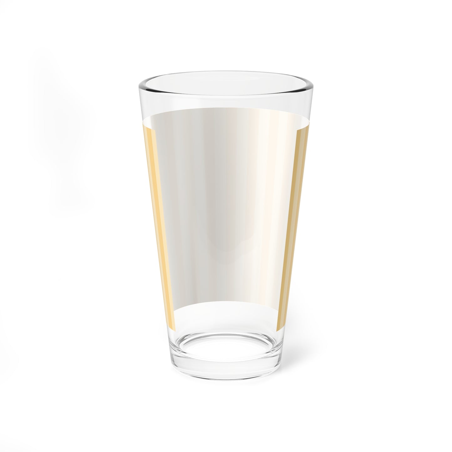 Buttercup Stripe Tall Mixing Glass 16oz