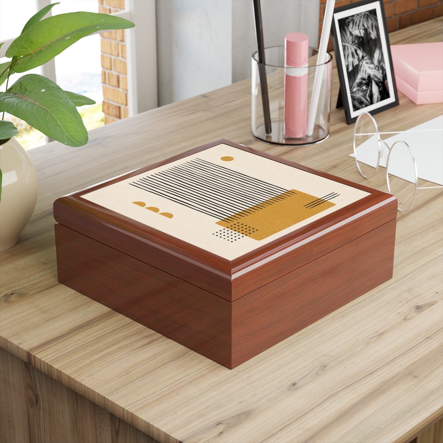 Ochre Cadence Jewelry Box