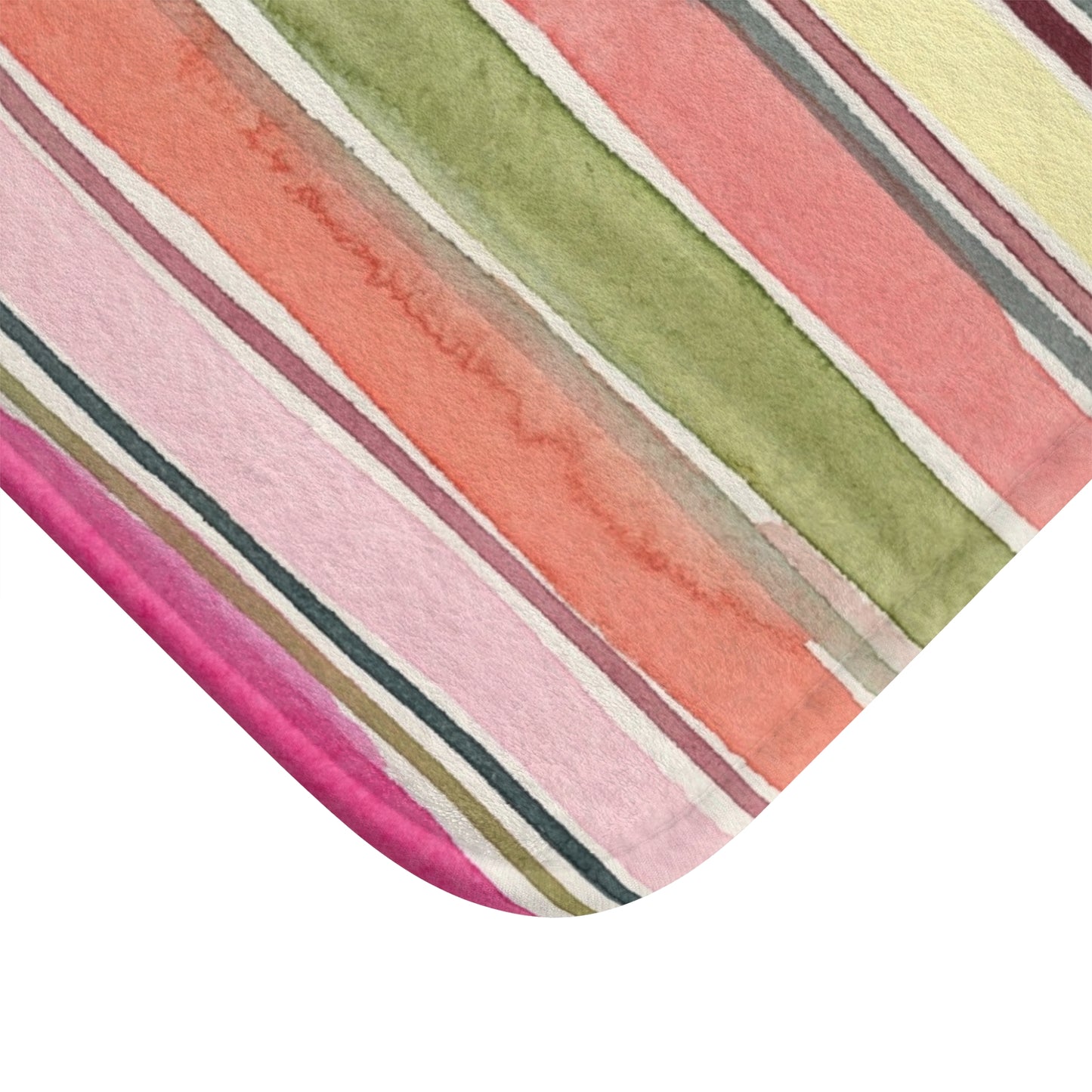 Summer Stripe Bath Mat