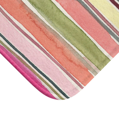 Summer Stripe Bath Mat