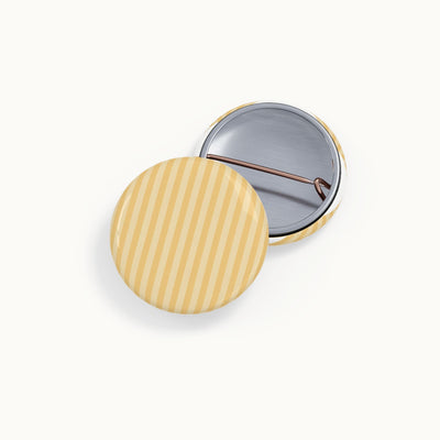 Buttercup Stripe Round Pins