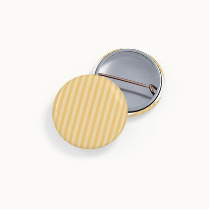 Buttercup Stripe Round Pins