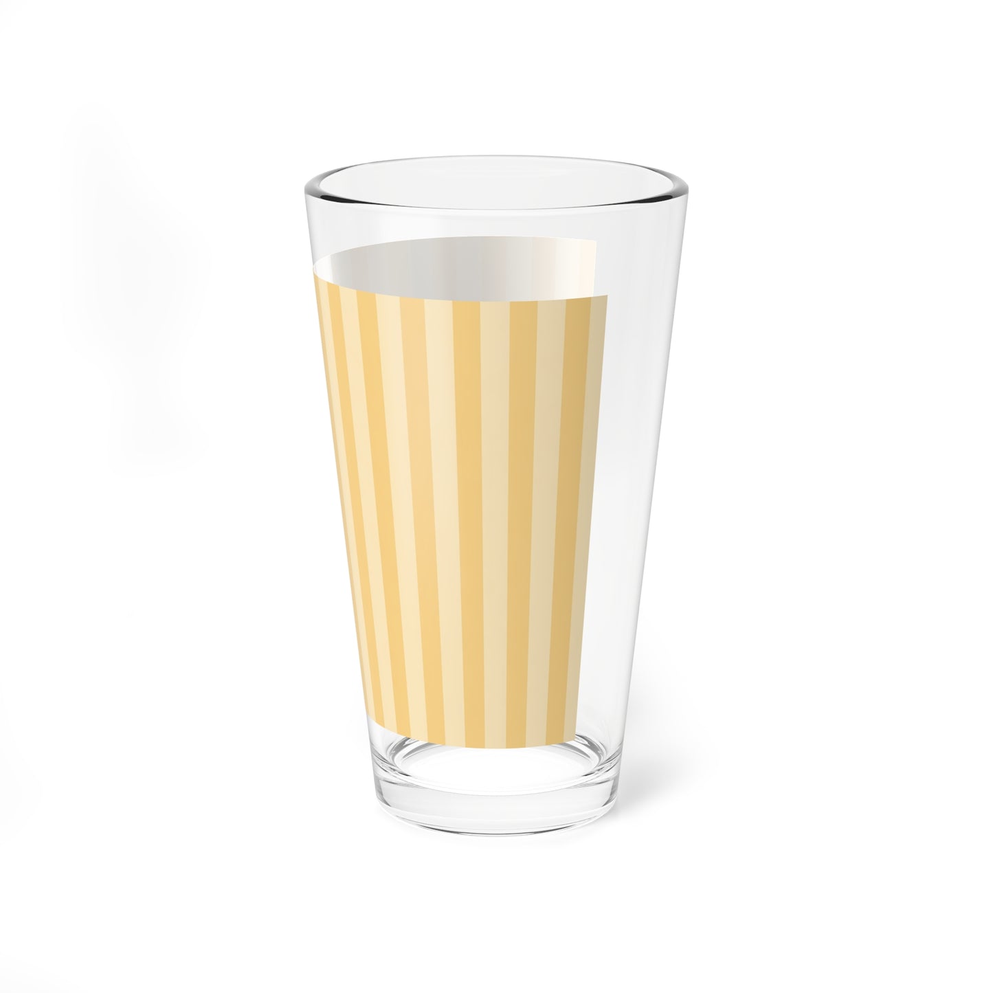 Buttercup Stripe Tall Mixing Glass 16oz