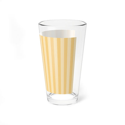 Buttercup Stripe Tall Mixing Glass 16oz