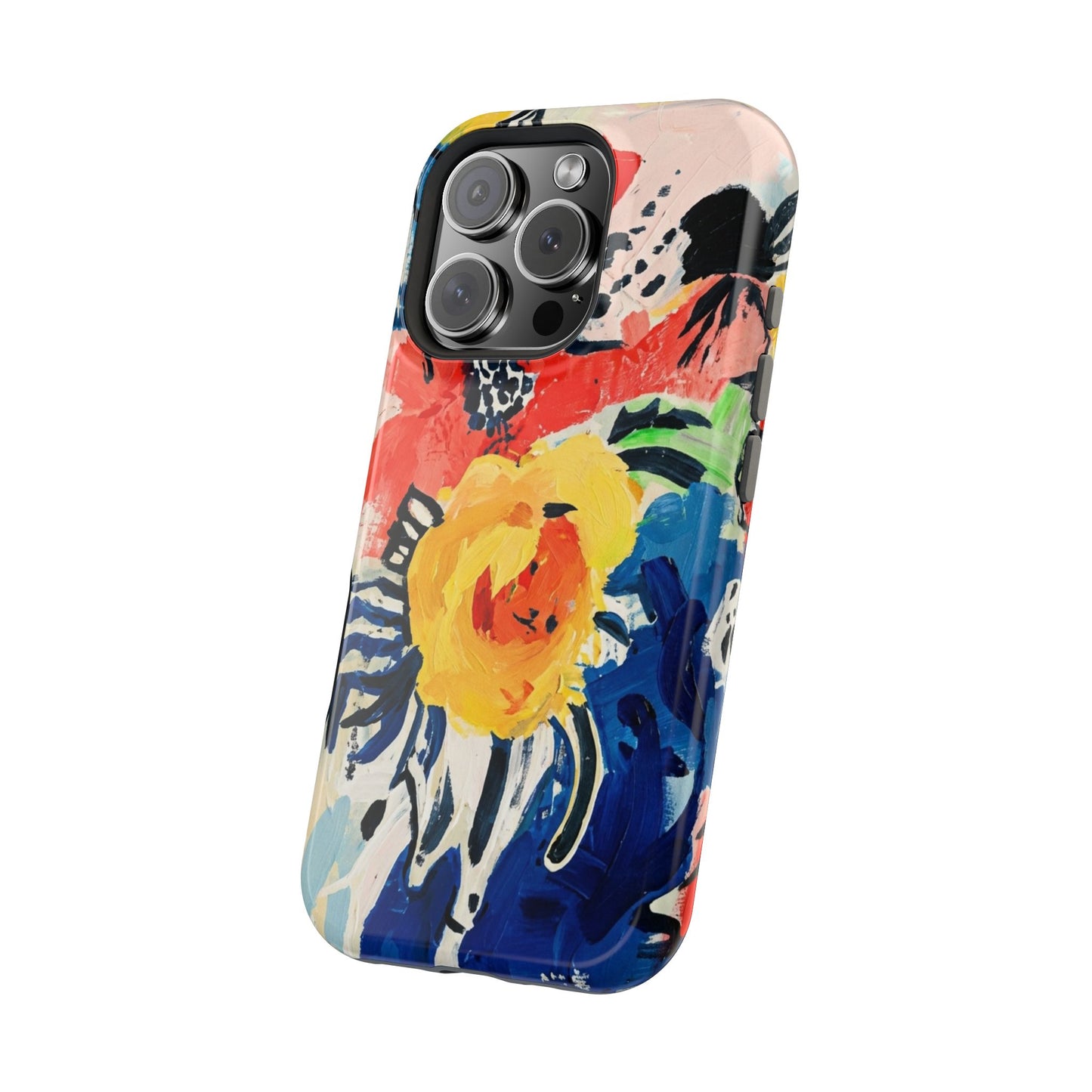 Abstract Flora Magnetic Phone Case