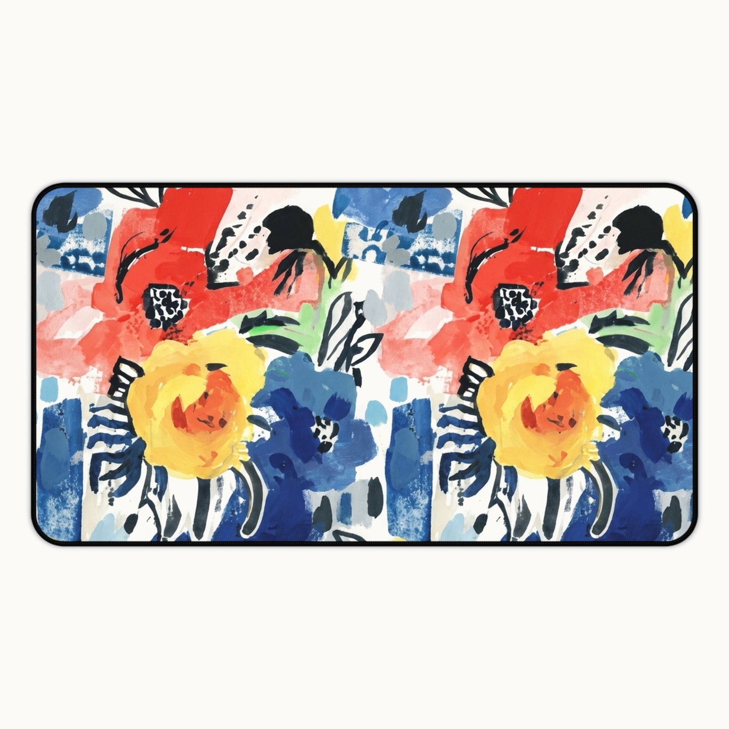 Abstract Flora Desk Mat
