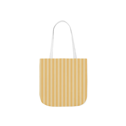 Buttercup Stripe Tote Bag with 5-Color Straps