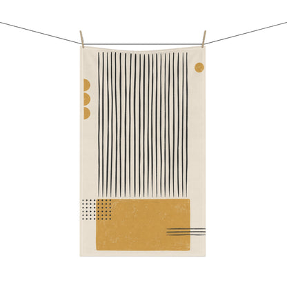 Ochre Cadence Tea Towel