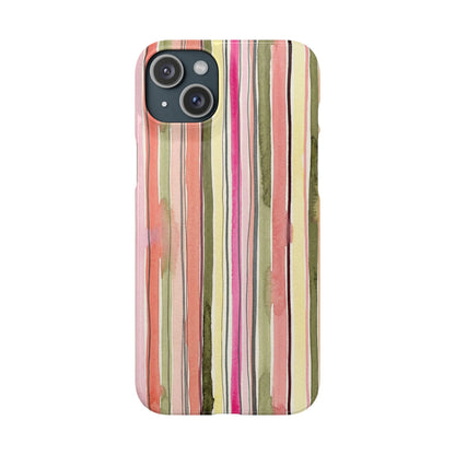 Summer Stripe Snap Phone Case