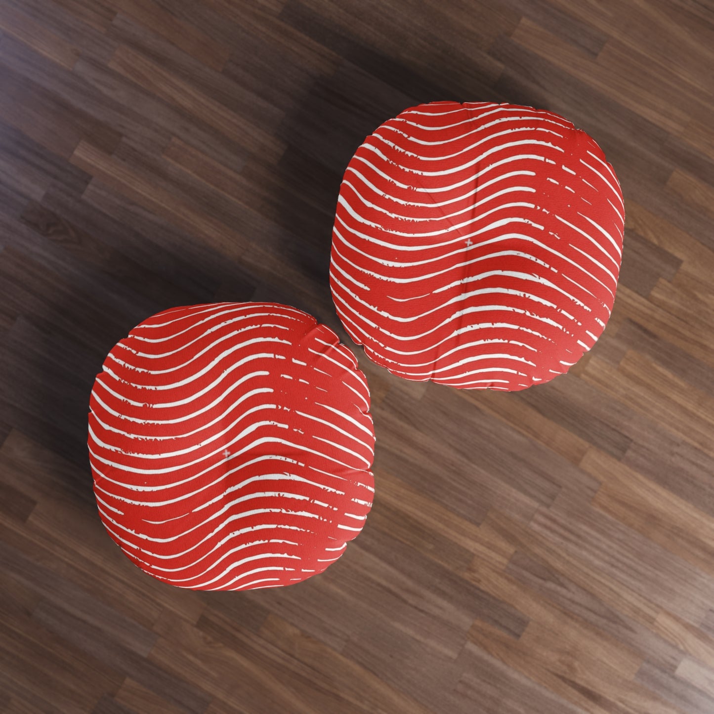 Scarlet Tide Tufted Floor Pillow