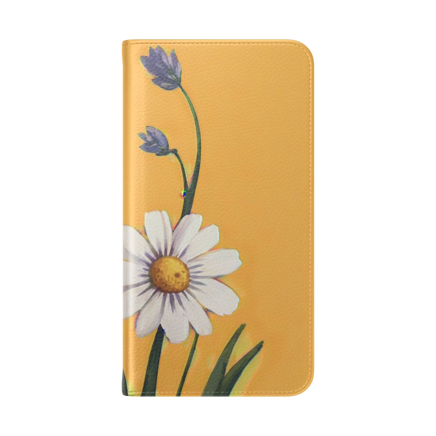Spring Daisies Vegan Leather Flip Case