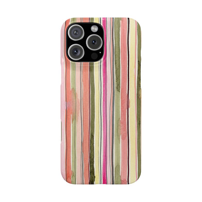 Summer Stripe Snap Phone Case