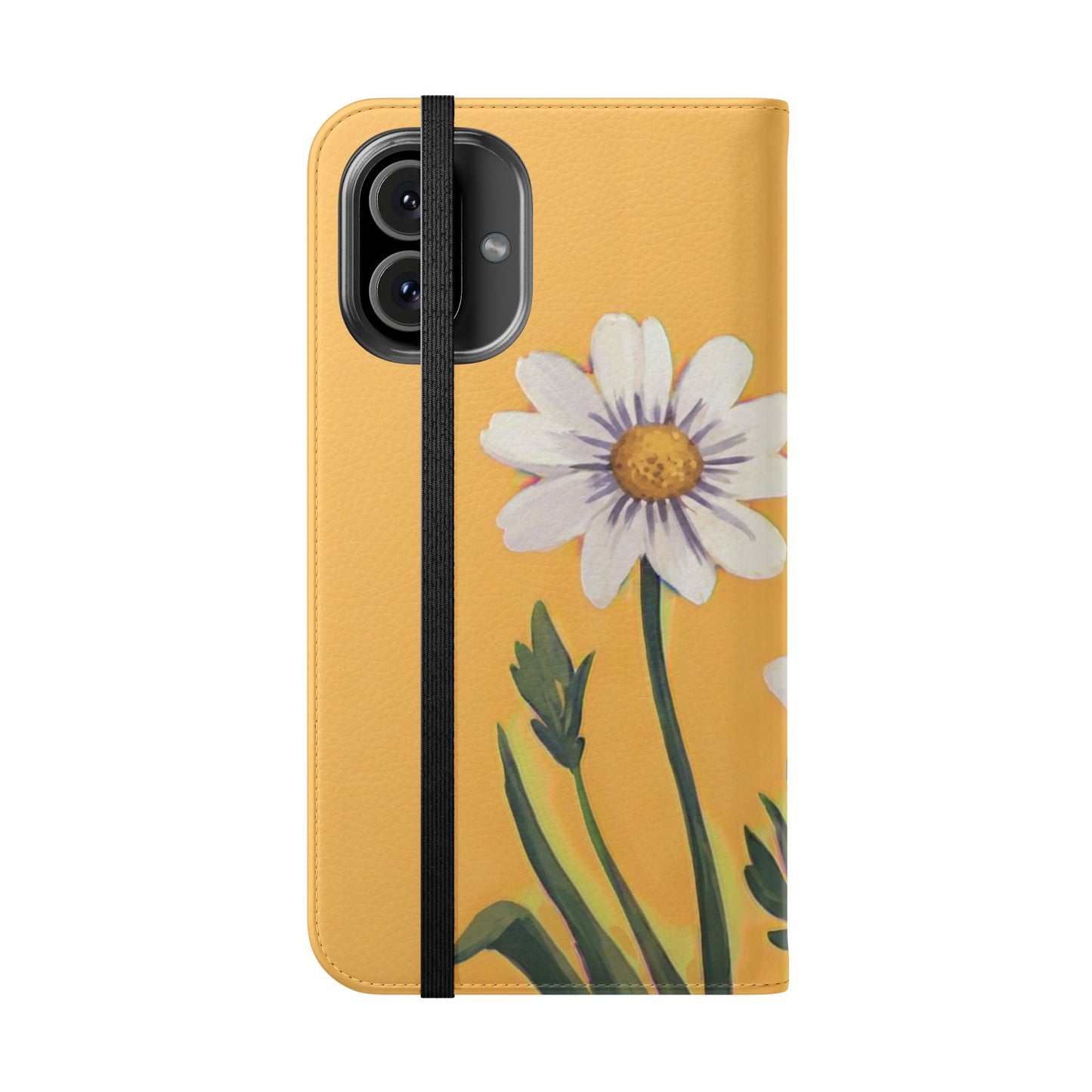 Spring Daisies Vegan Leather Flip Case